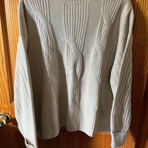 St. John's Bay Sweater (Oatmeal Heather)